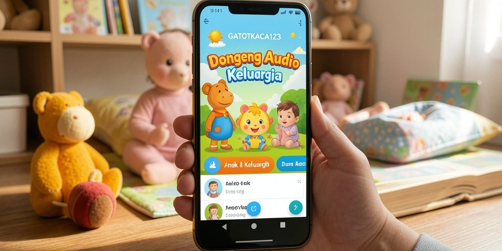 Antarmuka user-friendly GATOTKACA123 untuk pengalaman mendengarkan dongeng.