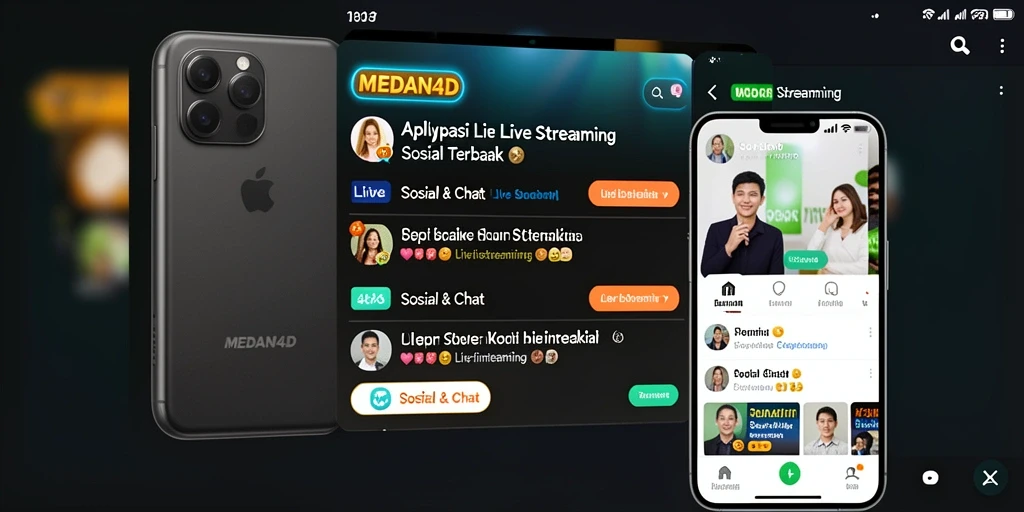 Antarmuka MEDAN4D yang menarik untuk Live Streaming.