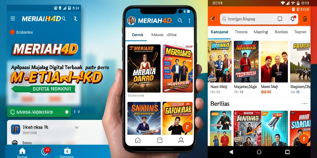 Tampilan antarmuka MERIAH4D yang modern dan menarik.