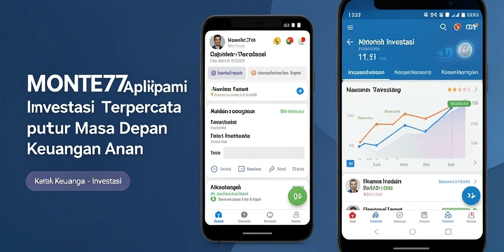 Tampilan antarmuka MONTE77 menunjukkan fitur Investasi yang lengkap dan mudah diakses.