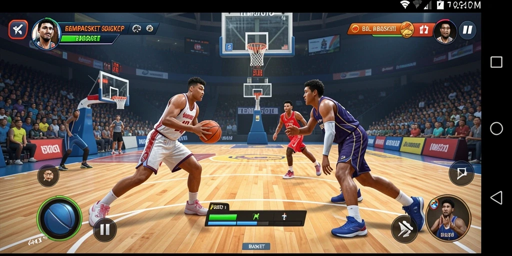 Tampilan antarmuka permainan TEMPOTOTO dengan fungsi basket yang menarik.